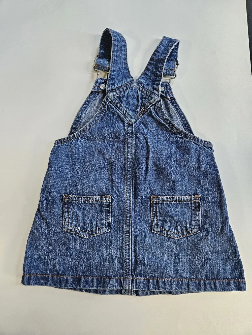 Carter's baby girl denim overall dress size 24 months